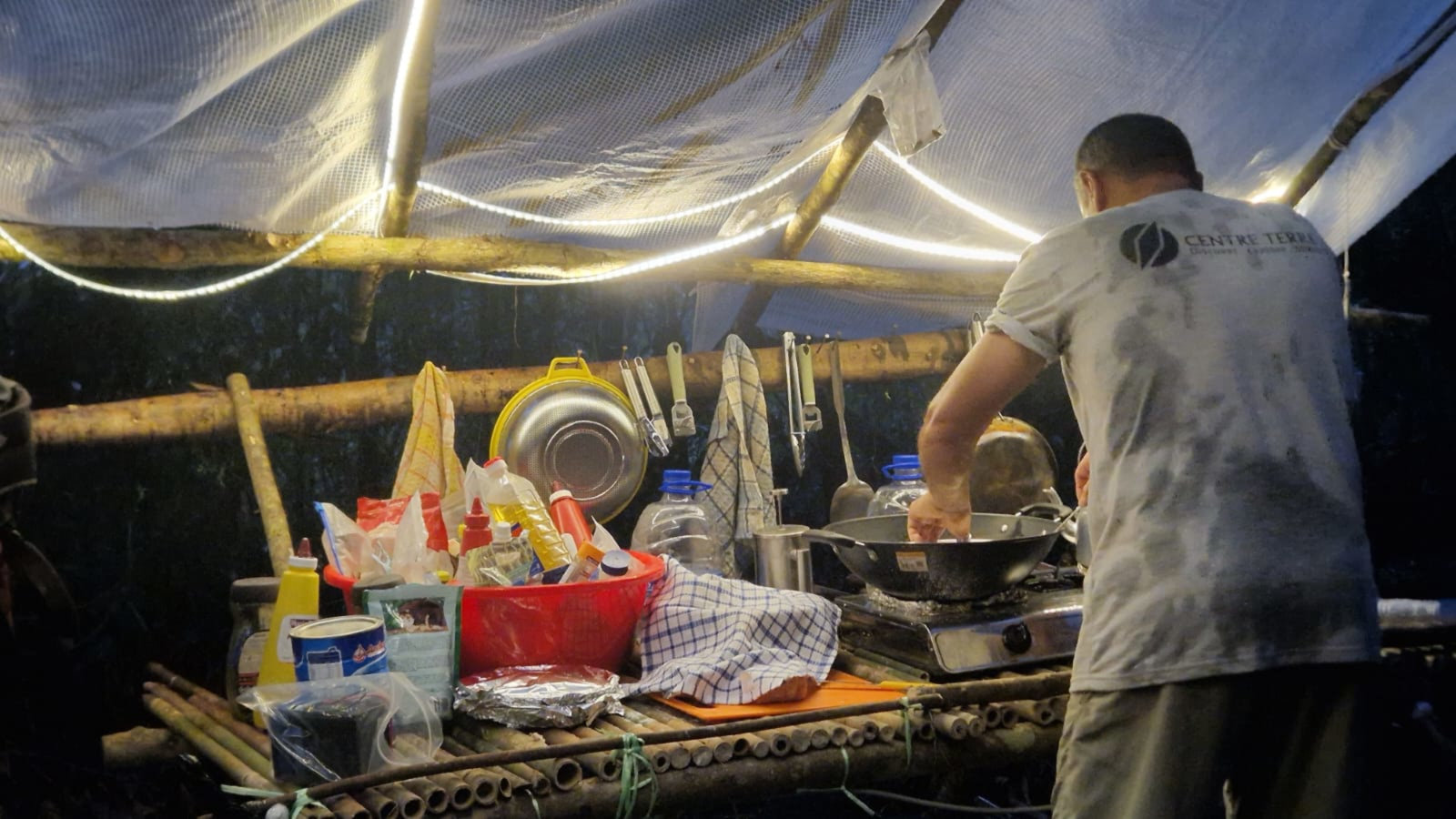 La cuisine en expédition