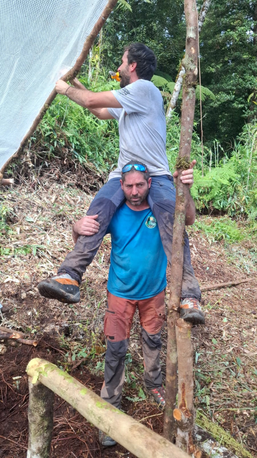 L'installation du camp 3 avance à grands pas